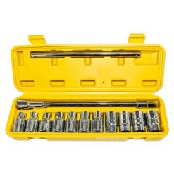 T-Steckschlüsselsatz Chrom-Vanadium 11-Teilig, SW 8-19mm 1/2