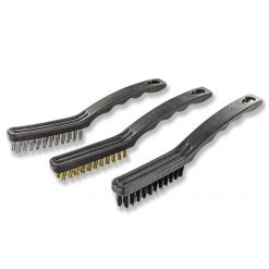 Reinigungsbürsten-Set 3Stk Kunststoff, Messing, Stahl 90x15mm