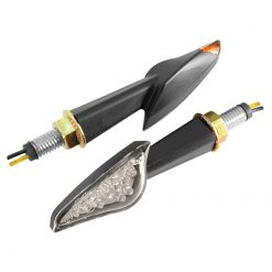 Blinkerset Vicma (Miniblinker) Spike 15 LED 12V 1W schwarz CE