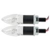 Blinker Crystal transparent/schwarz LED CE