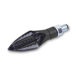 Blinker/Rücklicht SHIN YO Paar FORK SEQUENTIELL - Laufeffekt LED schwarz E-Hom