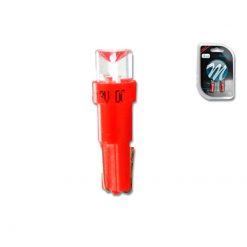 Glühlampe LED rot T5 W2x4.6D 12V 0,2W (2 Stück)