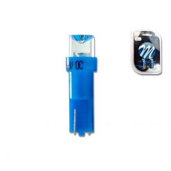 Glühlampe LED blau T5 W2x4.6D 12V 0,2W (2 Stück)