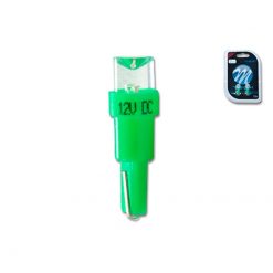 Glühlampe LED grün T5 W2x4.6D 12V 0,2W (2 Stück)