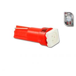 Glühlampe LED rot T5 W2x4.6D 12V 0,24W (2 Stück)