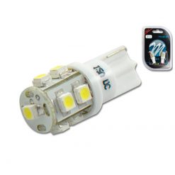 Glühlampe weiss 9 LED T10 W2.1X9.5D 12V 0.72W (2 Stück)
