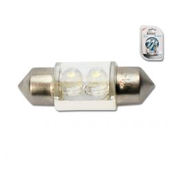 Glühlampe Soffitte LED 12V 2 LED 31mm weiss