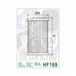 Oelfilter HIFLO FILTRO HF169 (wie COF069)