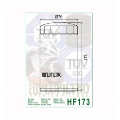 Oelfilter HIFLO FILTRO HF173C chrom (wie COF073C)