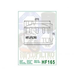 Oelfilter HIFLO FILTRO HF165 (wie COF065)