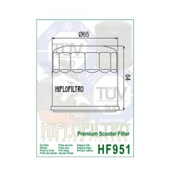 Oelfilter HIFLO FILTRO HF951 (wie COF851)