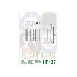 Oelfilter HIFLO FILTRO HF137 (wie COF037)