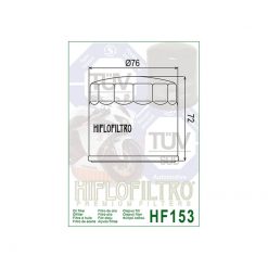 Oelfilter HIFLO FILTRO HF153 (wie COF053)