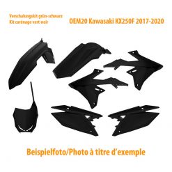 Verkleidungskit grün-schwarz OEM20 Kawasaki KX250F 2017-2020