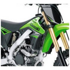 Kühlerverkleidung grün/schwarz Kawasaki KX450F 2009-2011