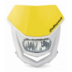 Frontlampe HALO LED Polisport weiss-gelb-Suzuki CE