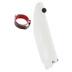 Gabelschutz mit Starthilfe weiss Suzuki