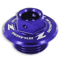 Motorenöleinfülldeckel ZETA Alu Suzuki/Yamaha blau