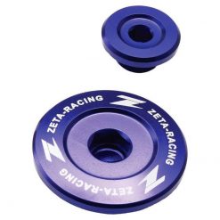 Motorendeckel-Schraube ZETA Alu Yamaha M36x1.5 blau