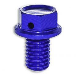 Oelablassschraube mit Magnet ZETA Alu Kawasaki M10x1.5 blau