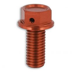 Oelablassschraube mit Magnet ZETA Alu Kawasaki M12x1.5 rot
