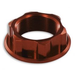 Lenkkopfmutter ZETA Alu Honda M24x1.0 rot