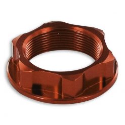 Lenkkopfmutter ZETA Alu Honda CR,CRF/Husqvarna M26x1.0 rot