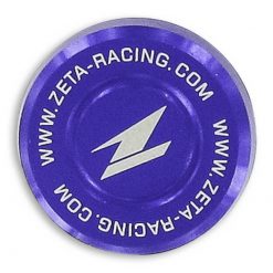 Abschlussdeckel zu Lenkkopfmutter ZETA Alu blau