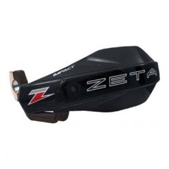 Handprotektoren ZETA schwarz mit Halterung