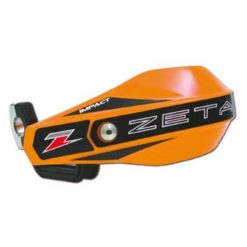 Handprotektoren ZETA orange mit Halterung