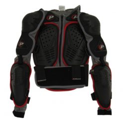 Brustpanzer Polisport Body Armor schwarz/rot Grösse S