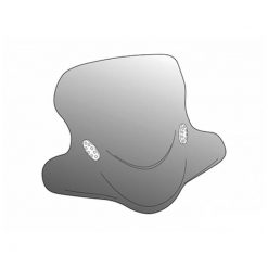 Windschutzscheibe Scooter 45x62cm mit Haltekit universal