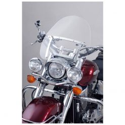 Windschutzscheibe Puig 46x41cm mit Haltekit Chopper