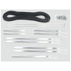 Trittbrettleisten Alu+Gummi Vespa 125 V30-33 1951-1952