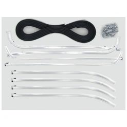 Trittbrettleisten Alu+Gummi Vespa 125-150 VNC1/VBC1 >1963