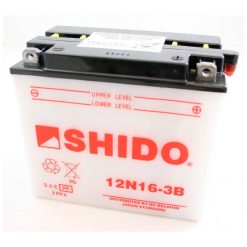 Batterie 12N16-3B Shido offen ohne Säure