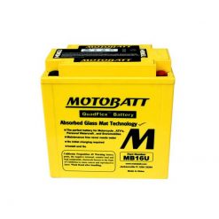 Batterie MOTOBATT MB16U (LF-AGM) 12V/20Ah - 160x90x161mm, 4 polig