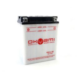 Batterie OKYAMI (STANDARD) YB14-B2 (V x Ah: 12 x 14 / 136 x 91 x 168mm)