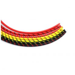 Zündkabel NN PRODUCTS RETRO Ø 7mm x 1m mit TEXTILGEWEBE in SCHWARZ - Länge