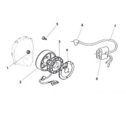 Zündkabel MINARELLI ORIGINAL (entstört) für Zündung zu AM6