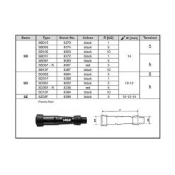 Kerzenstecker NGK SB05F (8080) in SCHWARZ