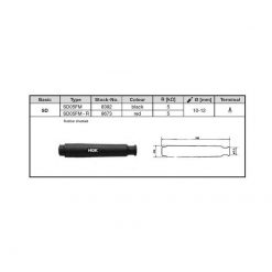 Kerzenstecker NGK SD05FM-R (8673) in ROT
