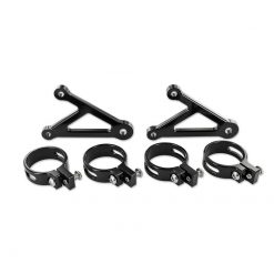 Scheinwerferhalterung 41mm Aluminium schwarz eloxiert