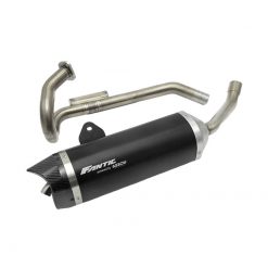 Auspuff Full Power Fantic XEF/XMF 125 Euro 5 schwarz mit Carbon Endcap