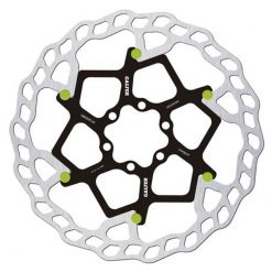 Bremsscheibe Galfer Bike wave, schwimmend 180mm grüne Pins