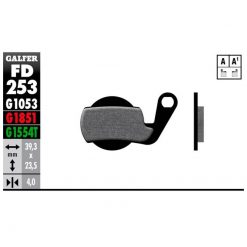 Bremsbeläge Galfer Bike Advanced (MAGURA)