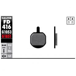 Bremsbeläge Galfer Bike Performance (HAYES, PROMAX)