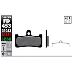Bremsbeläge Galfer Bike PRO (HOPE, TEKTRO, TRICKSTUFF)