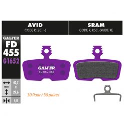Bremsbeläge Galfer Bike E-Bike 30 Paar (AVID, SRAM)