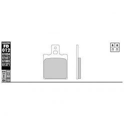 Bremsbelag Galfer Semi-Metal (Paar)